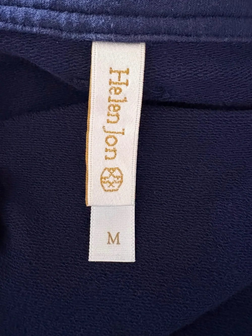 HELEN JON woman long sleeve zipper front navy blue size medium sport jacket - Picture 4 of 8